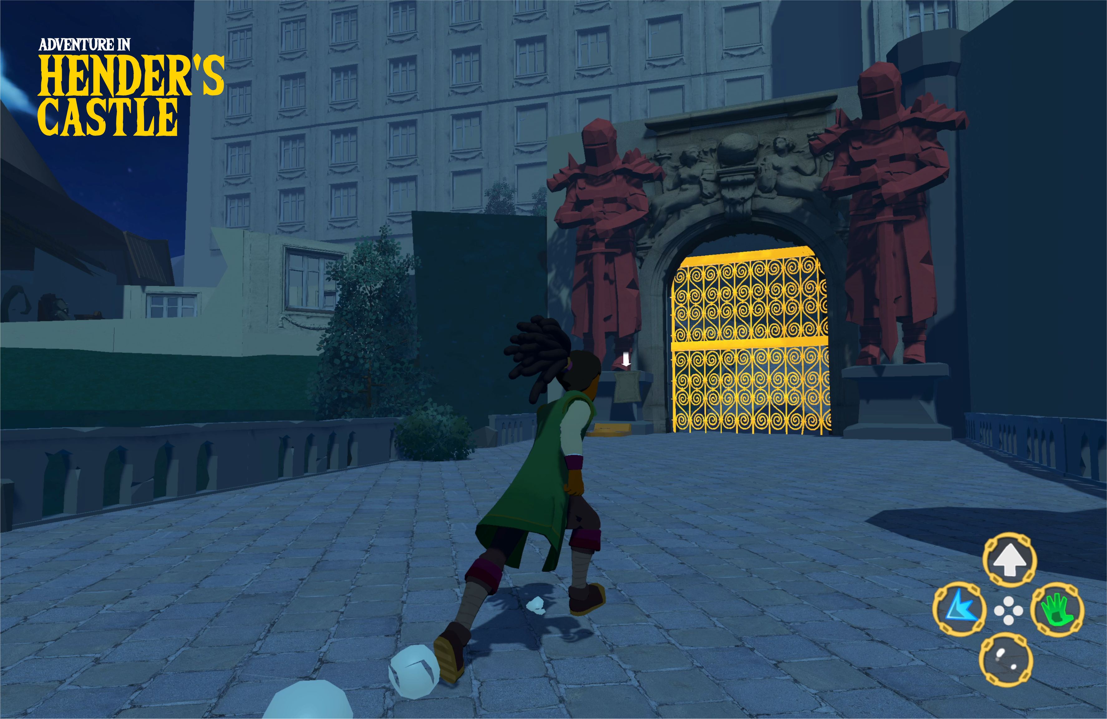gameplay screenshot of adventure in henders castle